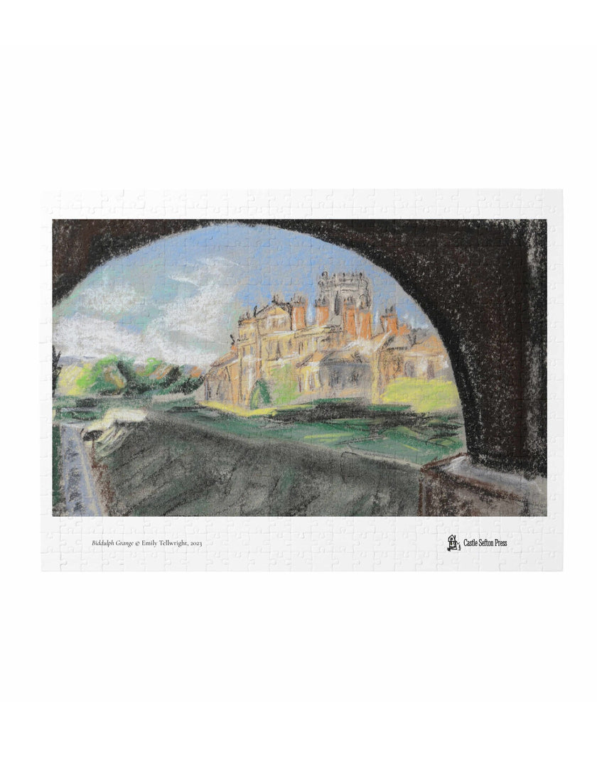 Biddulph Grange jigsaw showing a pastel drawing by Emily Tellwright