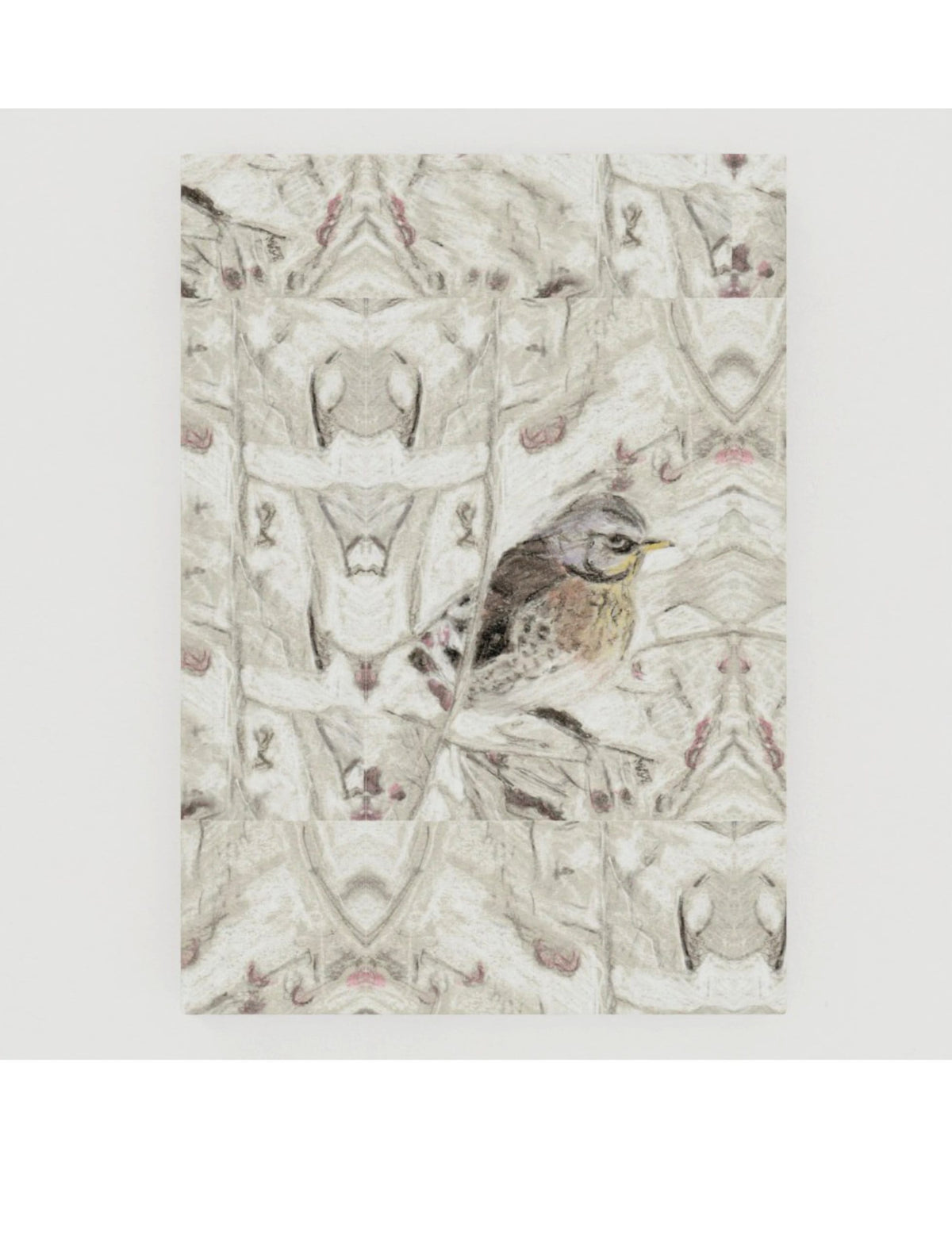 Winter Bird Hardback Notebook, A5 Lined Paper