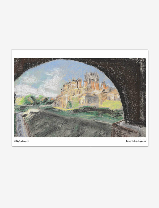 Biddulph Grange Garden Art Print National Trust Visit Souvenir