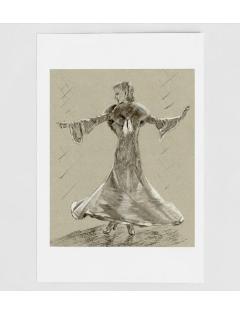Ginger no 4: let's face the music and dance greetings card