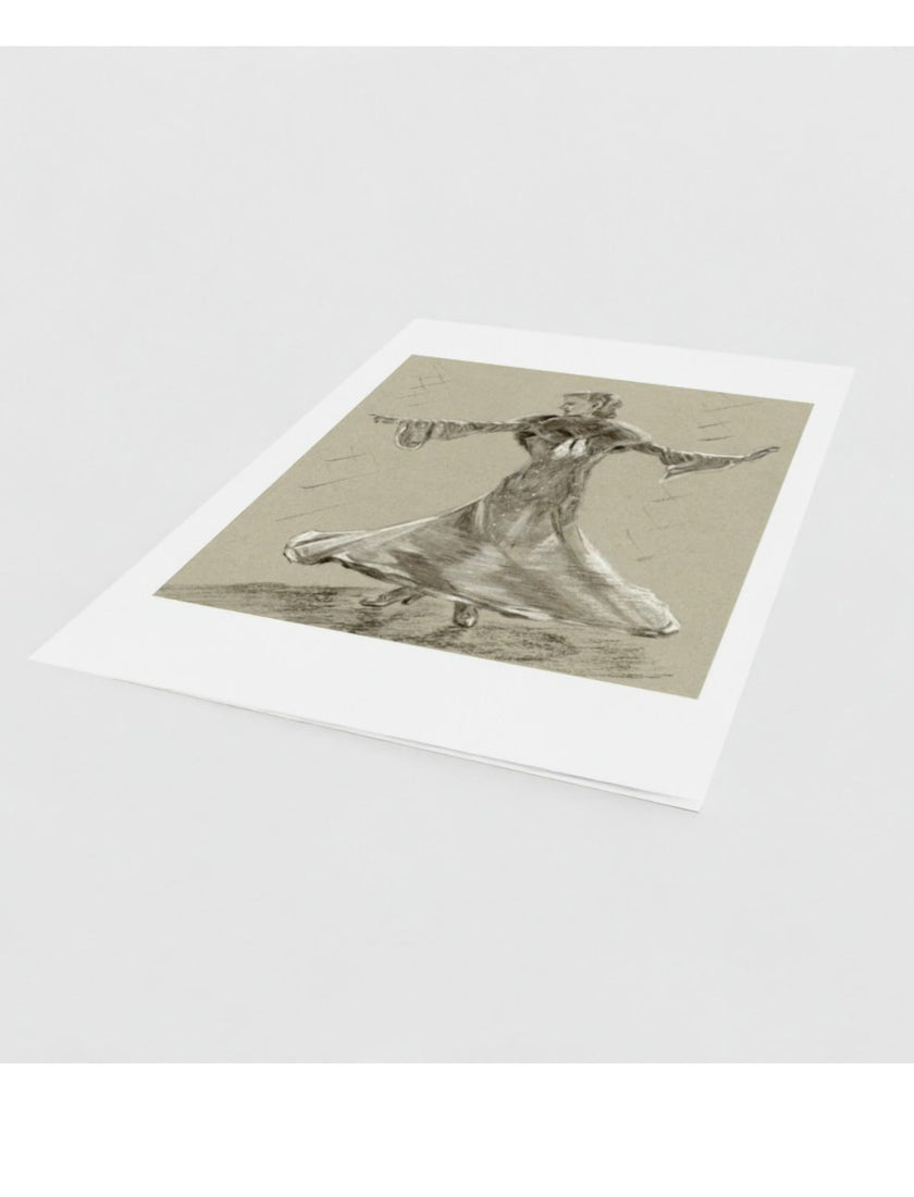 Ginger number 4: let's face the music and dance greetings card