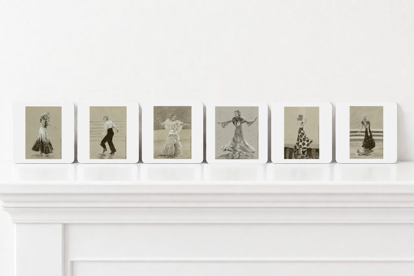 Ginger Rogers Coaster Set