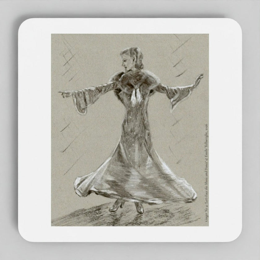 Ginger Rogers Coaster Set