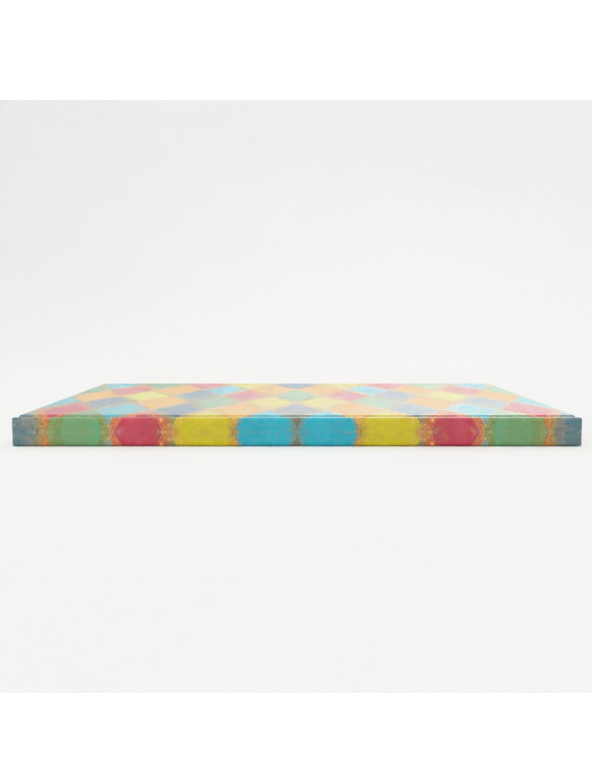 Harlequin Hardback A5 Notebook featuring a hand-painted design by Emily Tellwright