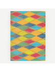 Harlequin Hardback A5 Notebook featuring a hand-painted design by Emily Tellwright