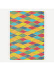 Harlequin Hardback A4 Notebook featuring a hand-painted design by Emily Tellwright