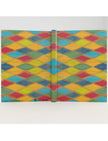 Harlequin Hardback A5 Notebook featuring a hand-painted design by Emily Tellwright