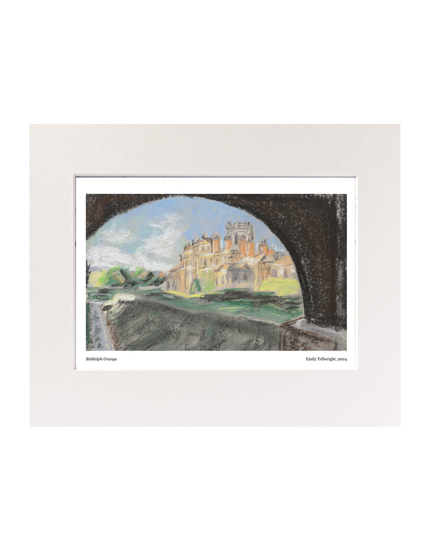Biddulph Grange Garden Mounted Art Print, Exotic Plant Exploration