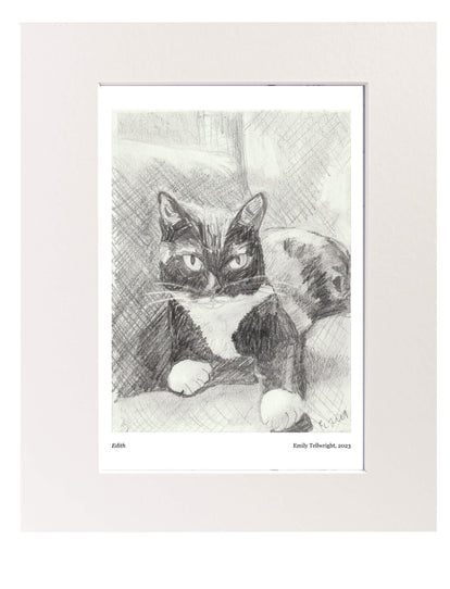 Edith Art Print Mounted