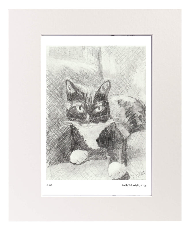 Edith Art Print Mounted