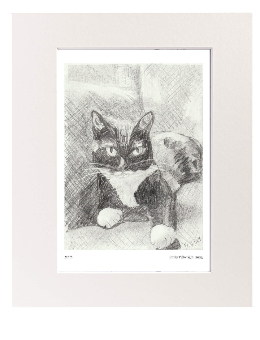 Edith Art Print Mounted