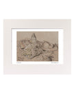 Mounted At the Seaside Art Print
