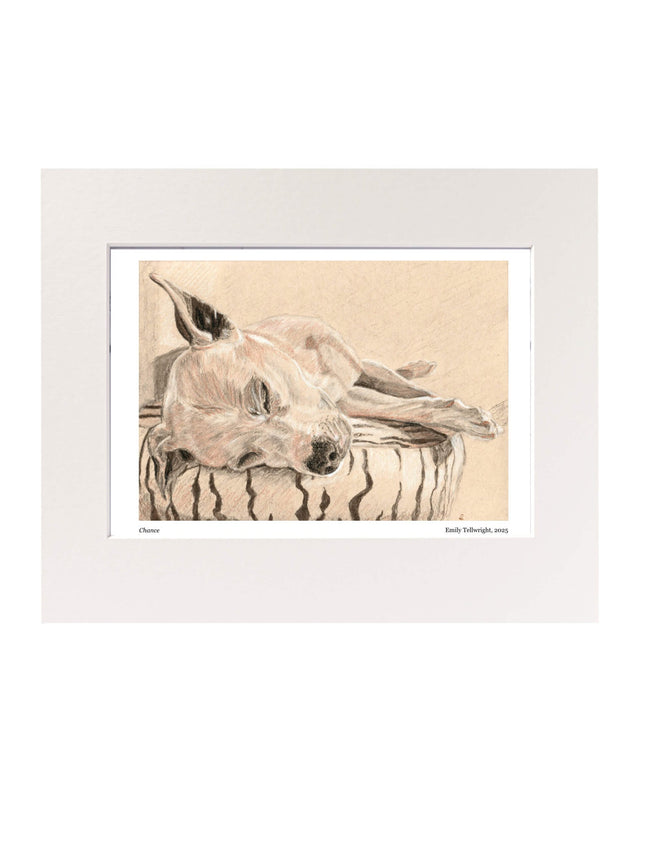 Chance mounted art print by emily tellwright