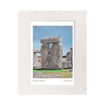 Sunny Summer at Stonehenge Mounted art print. A pastel drawing by Emily Tellwright