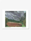 Pastel drawing of a summer storm near Witley Court by Emily Tellwright