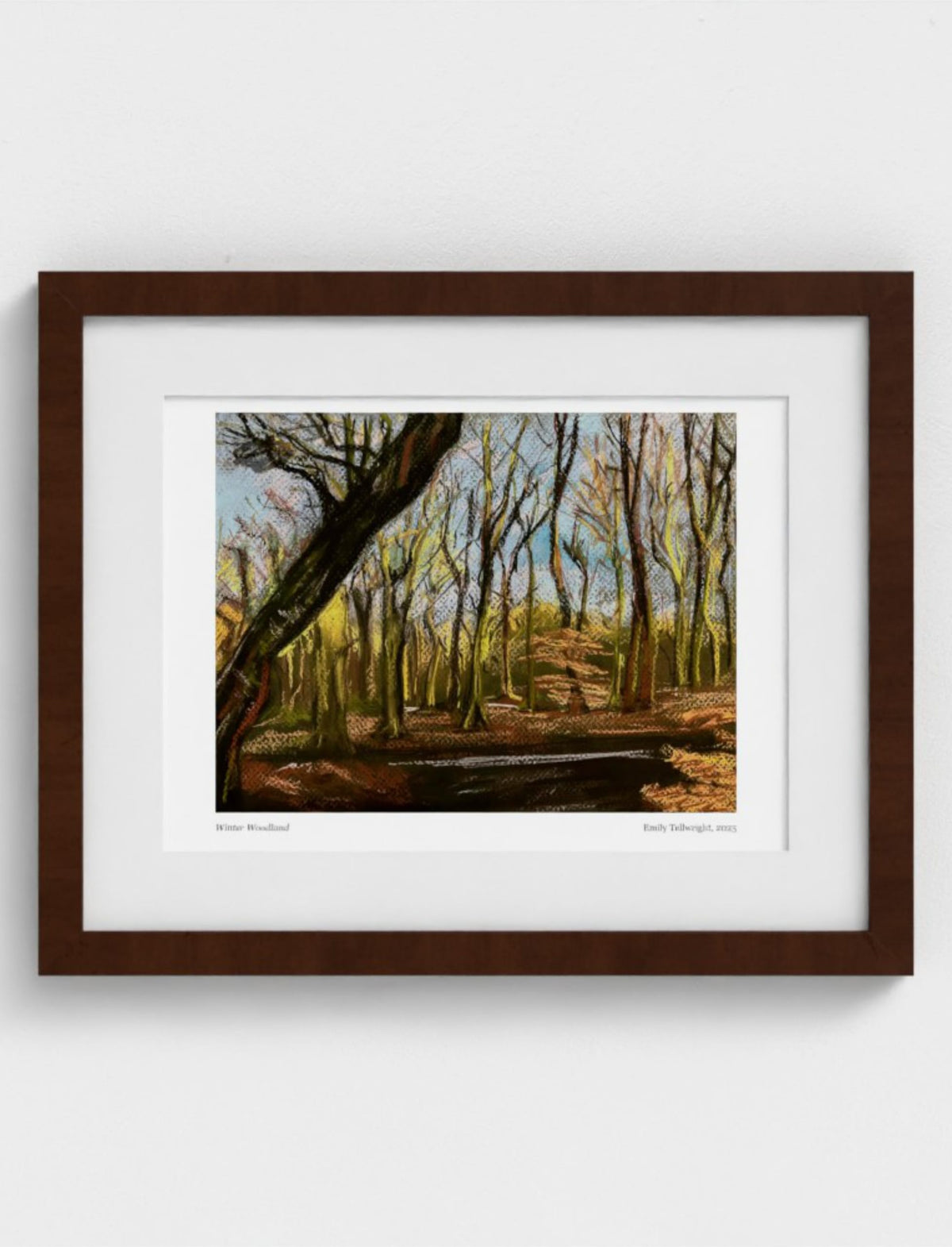Winter Woodland Framed Art Print