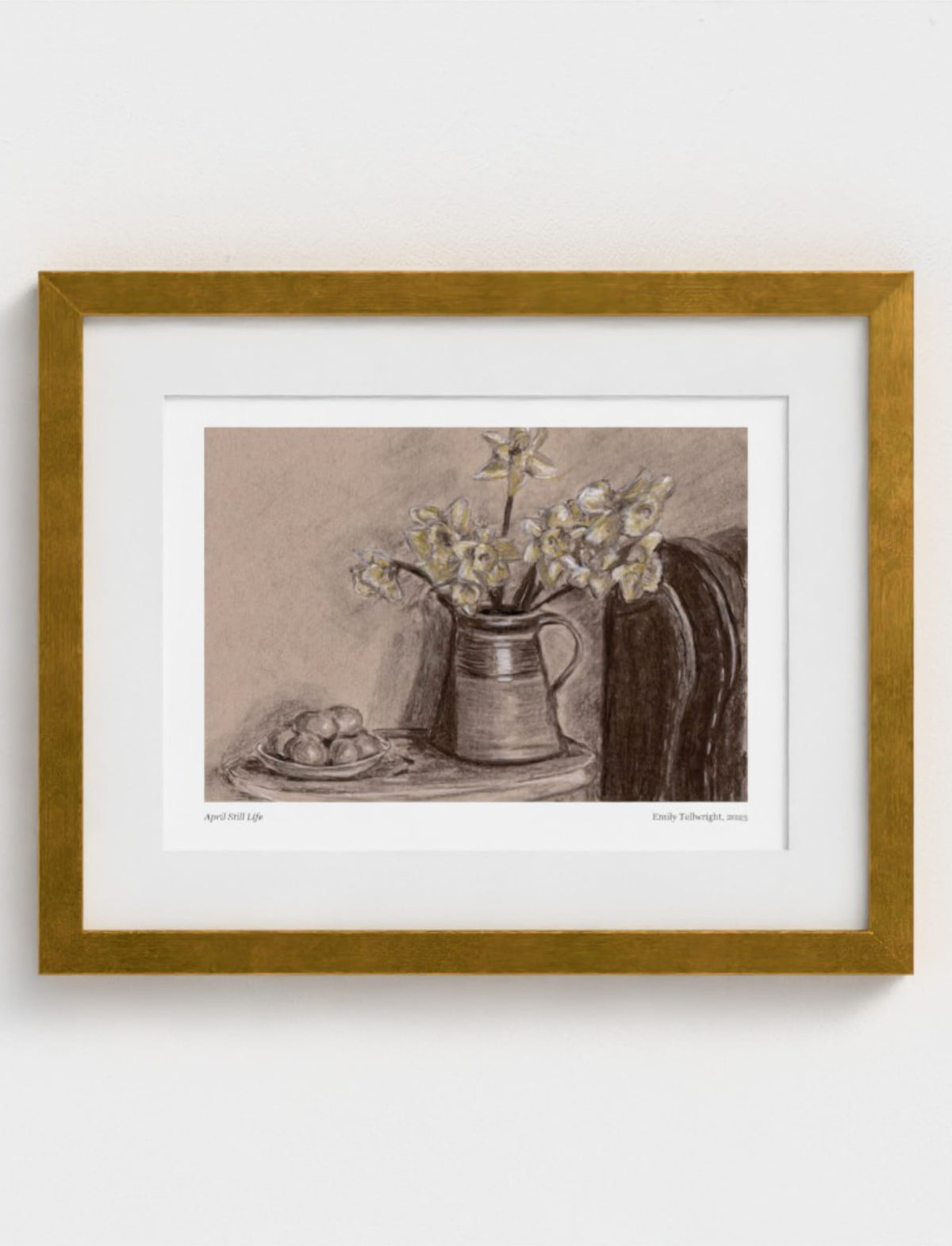 April Still Life Framed Art Print