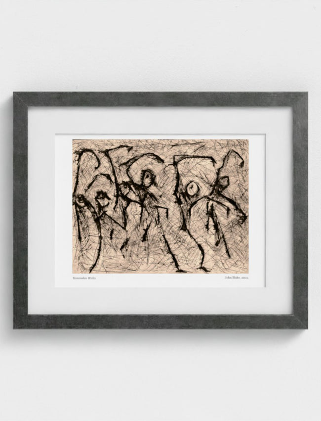 Heterodox Waltz framed art print