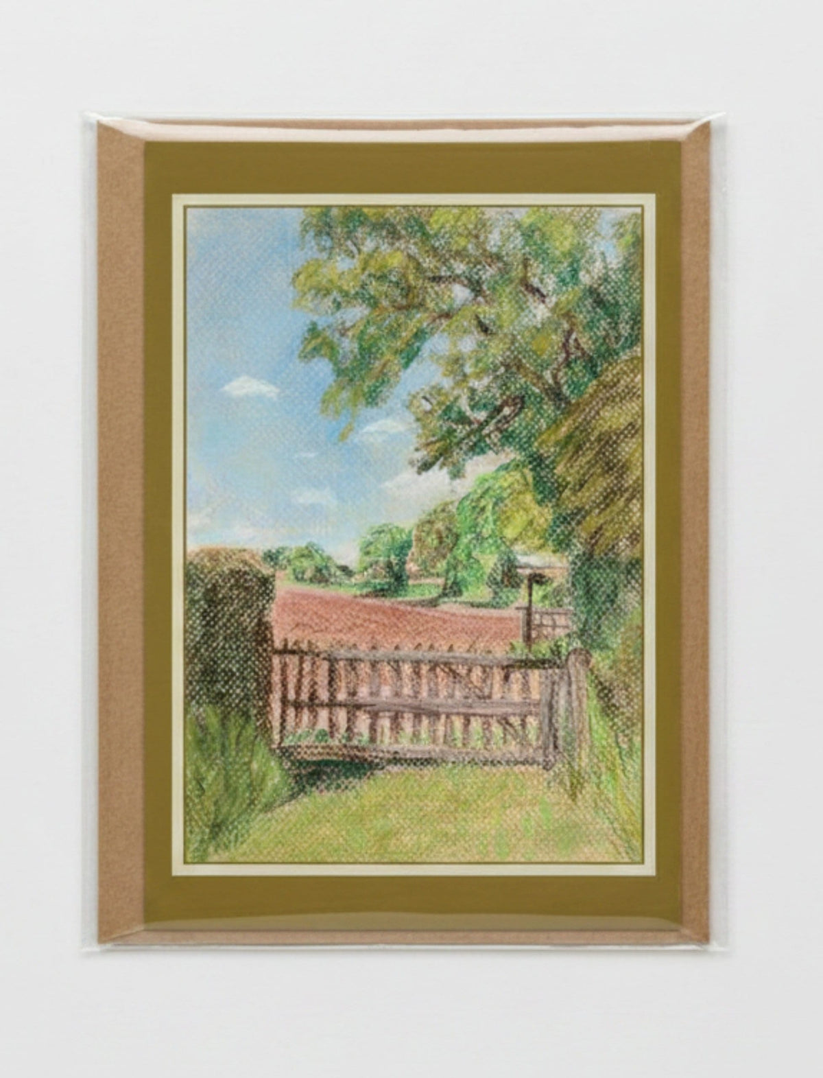 View from St Marys Kempley greetings Card