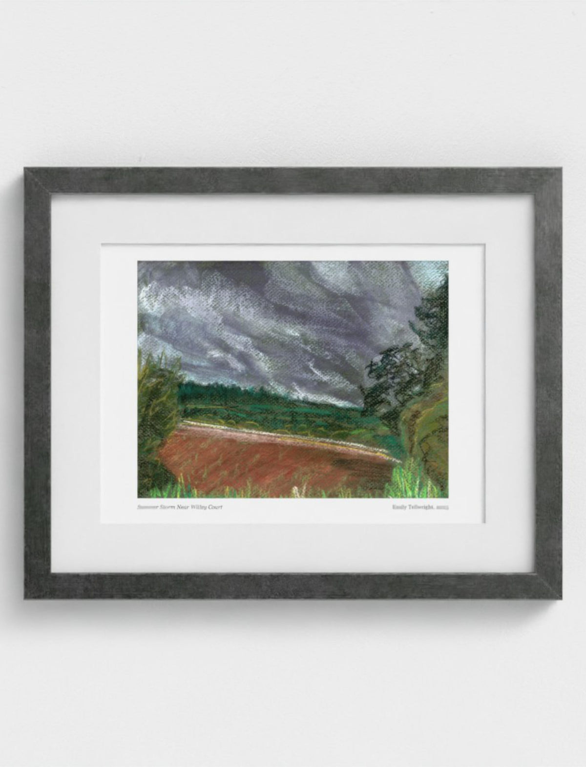 Summer Storm Near Witley Court Framed Art Print