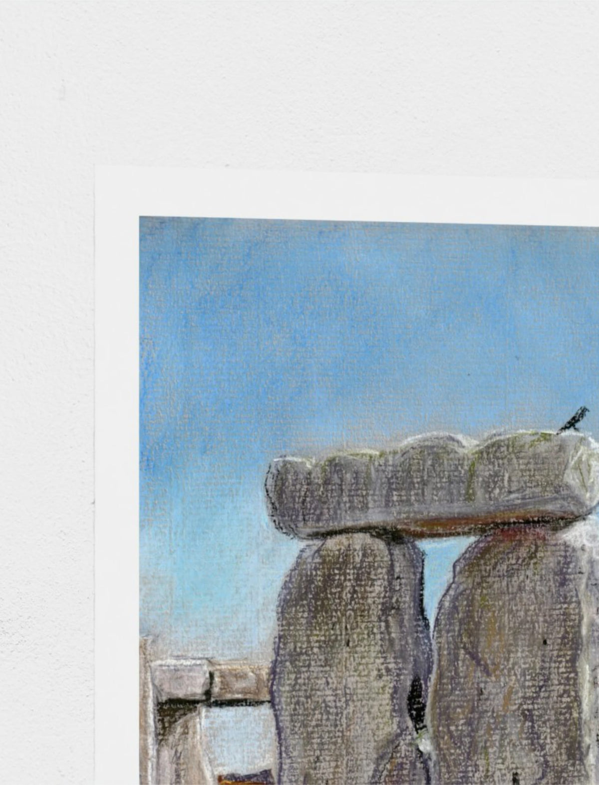 Sunny Summer at Stonehenge Art Print