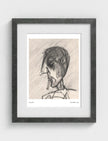 Grey Day Framed Art Print