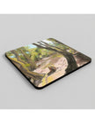 Path after lines coaster showing a pastel drawing by Emily Tellwright