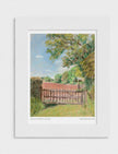 The View from St Mary's Kempley Mounted Art Print