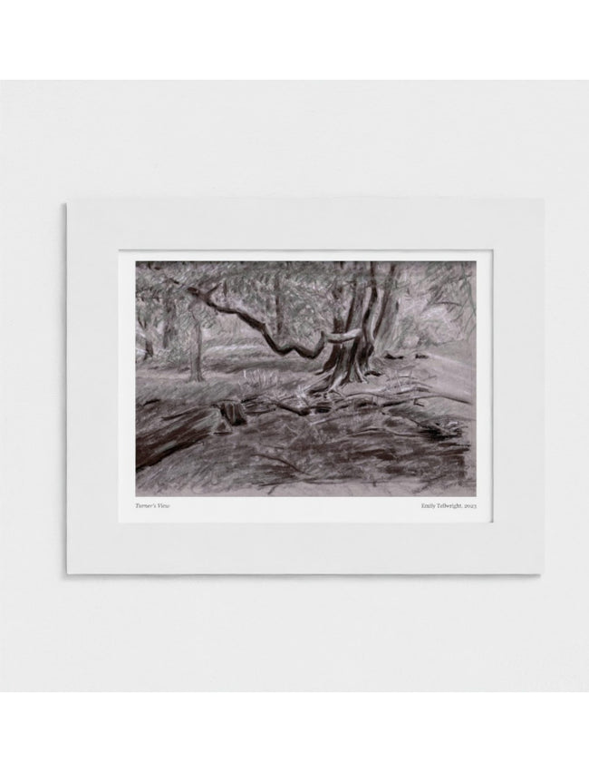Turner's View Mounted Art Print