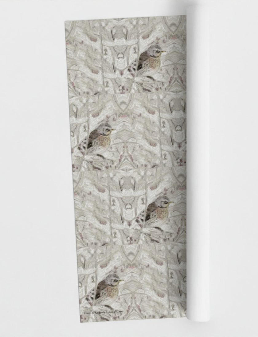 Winter Bird Wrapping Paper