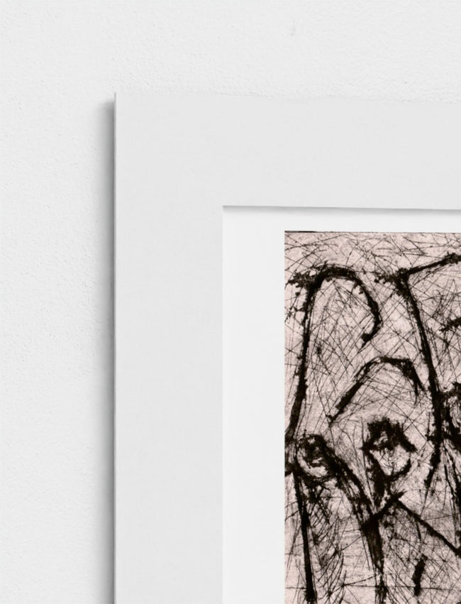 Heterodox Waltz mounted art print