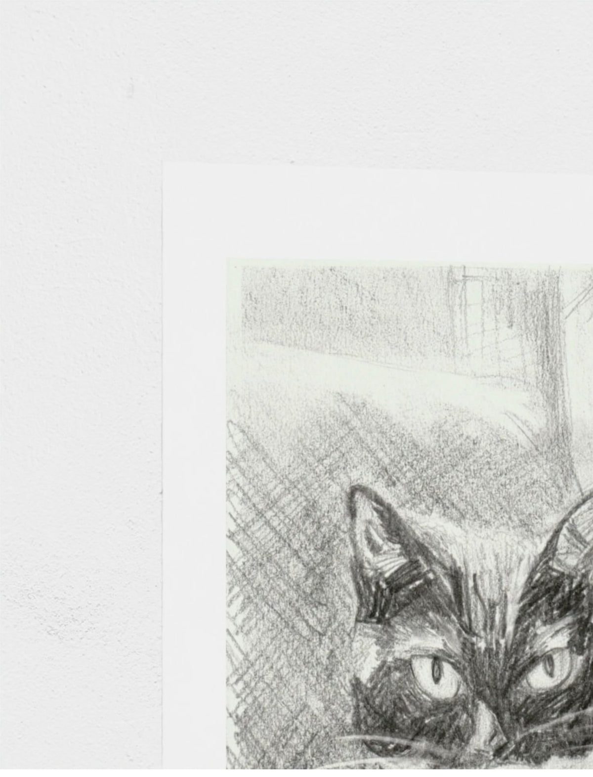 Edith the Cat Art Print