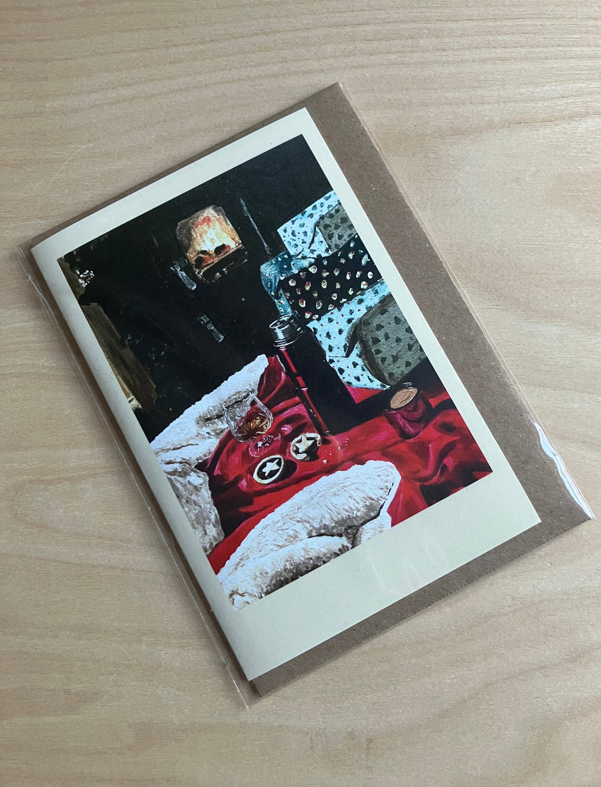 Santa's Tea Break Christmas Card