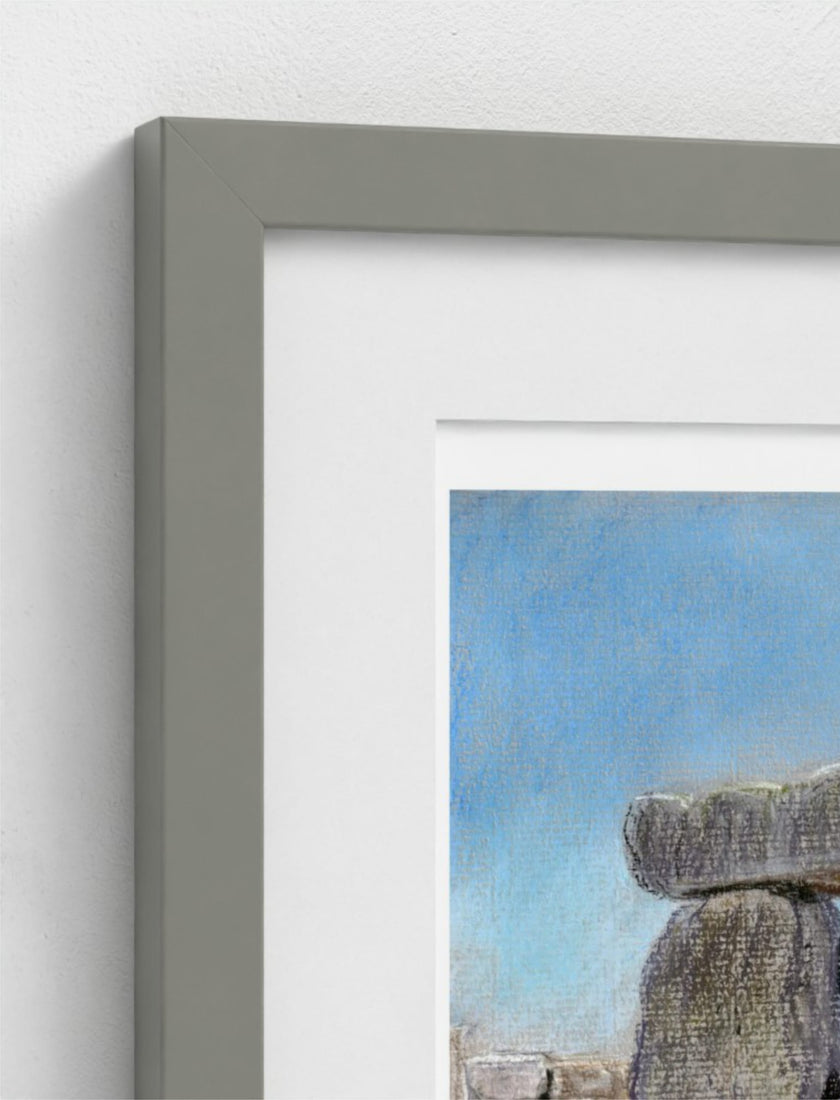 Sunny Summer at Stonehenge Framed Art Print
