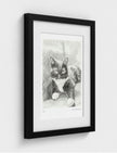 Edith the Cat Framed Art Print