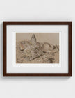 At the Seaside Framed Art Print