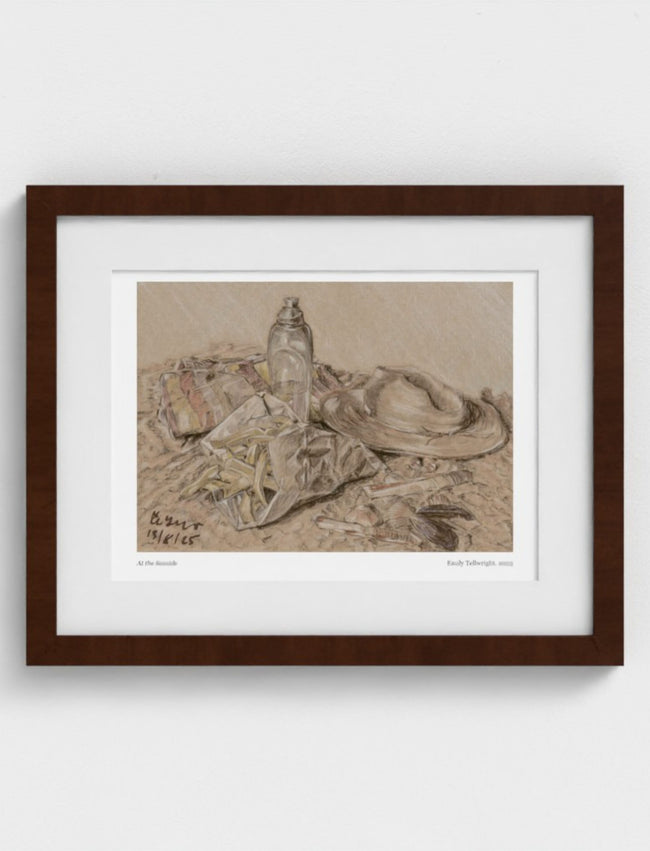At the Seaside Framed Art Print