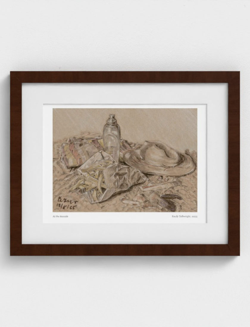 At the Seaside Framed Art Print