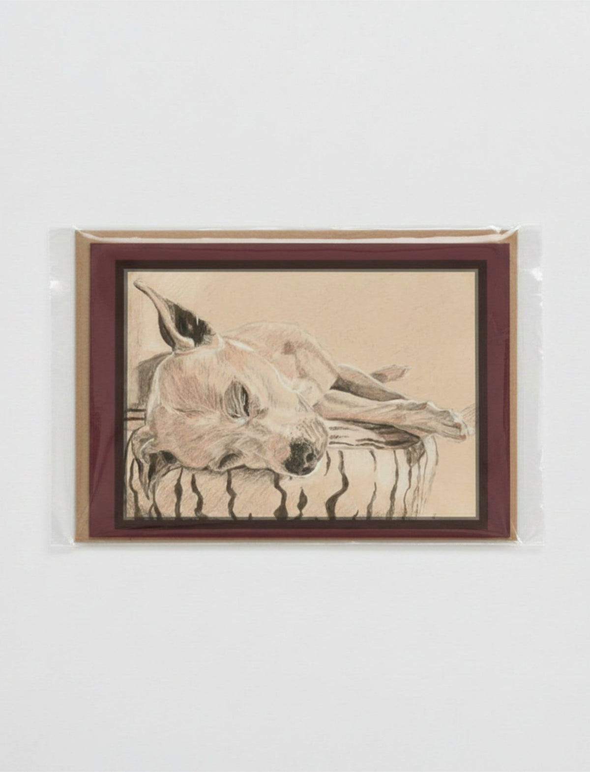 Chance the Staffordshire Bull Terrier Greetings Card
