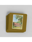The View from St Mary's Kempley coaster showing a drawing by Emily Tellwright