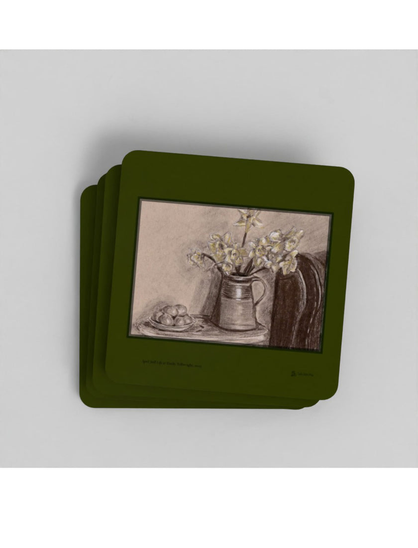 April Still Life Coaster, Single