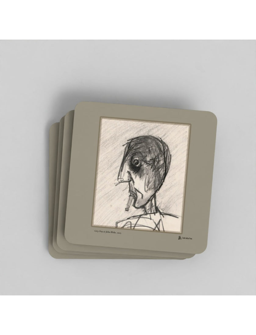 Grey Day Coaster, Pack of Four