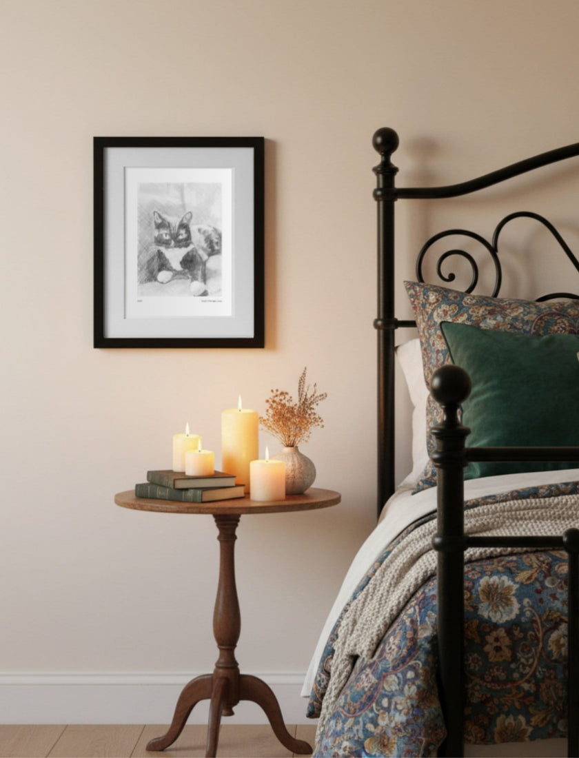 Edith the Cat Framed Art Print 11
