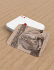 Goldie the Palomino playing cards showing a charcoal drawing by emily TEllwright
