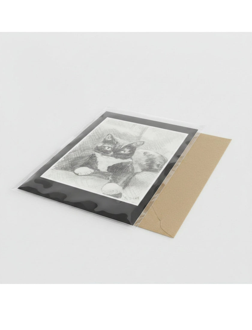 Edith the Cat greetings Card