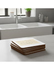 Five Frühling Coasters showing a pencil drawing by John Blake