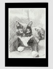 Edith the cat greetings card