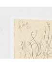 Fruhling art print showing a pencil drawing by john blake displayed in a mount