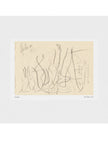 Fruhling art print showing a pencil drawing by john blake