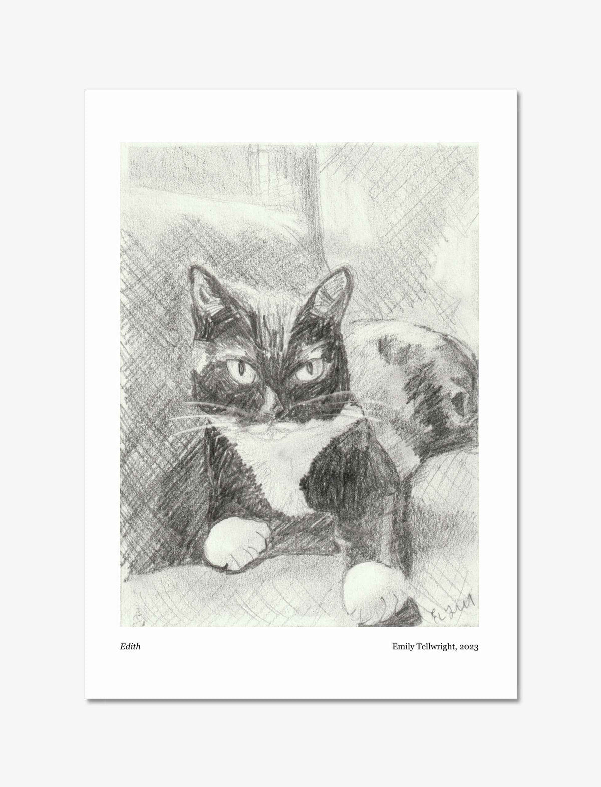 Edith art print